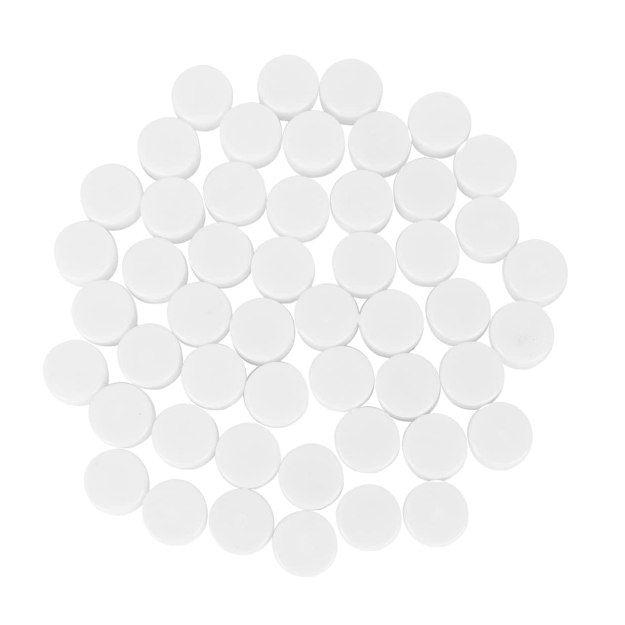 LIOOBO 50pcs Ringing Accessories Babies Rattle Squeakers Replacement Noise Maker Insert Sensory Squeakers Insert Accessories Squeakers White