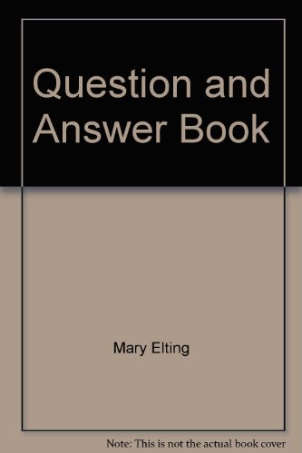 Question and Answer Book B00DNW98ZU Book Cover