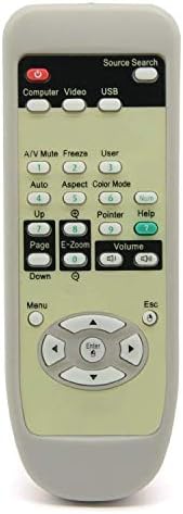 Aimdio Projector Remote Control for Epson EB-1930 EH-TW650 EH-TW5650 EB- X11 X41 98 S41 X39 X27 S31 1930 X18 X31 485W 585WI W32 S11 1430Wi PowerLite 485W 475Wi 480i EX3220 EX6220 No Setup Required