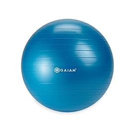Gaiam Kids Balance Ball – Exercise Stability Yoga Ball, Kids Alternative Flexible Seating for Active Children in Home or Classroom (Satisfaction Guarantee), 45cm