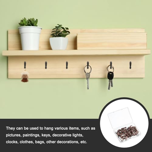 Image of uxcell 10 Pcs Push Pin Picture Hooks, Zinc Alloy Picture Hanging Nails Thumb Tacks Hanging Hooks with Nails for Wall Wooden Board, 5 Colors