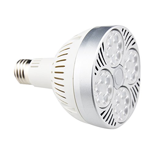 JIAN YA NA LED PAR 30 Light 6000k Daylight White E27 Stardard Screw in Base 35W 25 Degree Bean Angel