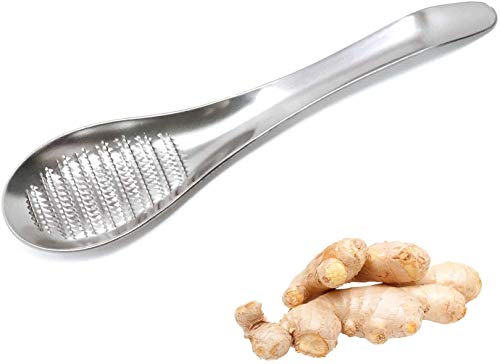 Stainless Steel Ginger GraterGreat for Garlic Fruits and Root Vegetables