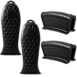 Photo Gallery bonsicoky set di 4 manicotti in silicone per manici caldi, antiscivolo, resistenti al calore, per pentole in ghisa, perfetti per padelle, casseruole e pentole grandi, colore nero Photo Gallery bonsicoky set di 4 manicotti in silicone per manici caldi, antiscivolo, resistenti al calore, per pentole in ghisa, perfetti per padelle, casseruole e pentole grandi, colore nero