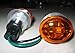 K&S MARKER LIGHTS, FLAT OVAL, MINI (S/F) AMBER 25-8280