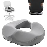 BUERPINKING Donut Kissen–Hämorrhoiden Sitzkissen aus Memory Foam, Ergonomisches Kissen, Sitzring Steißbein Entlastung für Bürostühle, Autos und Rollstühle