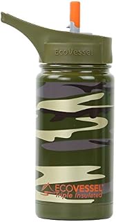 Eco Vessel Frost Kids TriMax Vacuum Insulated Stainless Steel Water Bottle with Flip