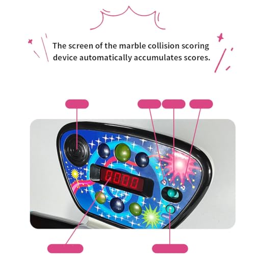 Máquina de jogo de pinball eletrônico de mesa KANBUN para crianças e adultos, mini máquina de jogos