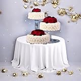3 Tier Acrylic Wedding Cake Stand Set, Multi-Tier Cake Cupcake Holder, Topper Dessert Table Display Set, Tiered Tray Cake Stand for Party, Heavy Duty Holder Display Stand