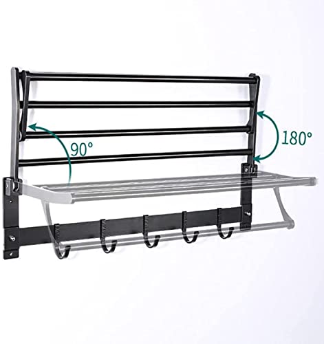Support de serviette double durable et design épuré pour salle de bain - 8