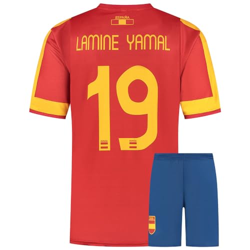 Kingdo Camiseta de Fútbol España Yamal - Niño y Adulto - Talla XL