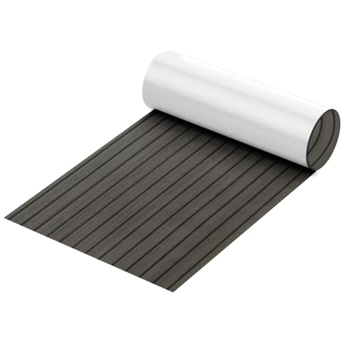 ボートデッキマット アップグレード eva材質自己接着diyデッキパッド 船舶 チーク 直形 菱形 迷彩 様式 デッキ保護シート 滑り止め掃除簡単 防水 耐候性 多目的eva デッキボードシートすべり止め用品 sup 釣りボートモーターボートヨットマリンカ