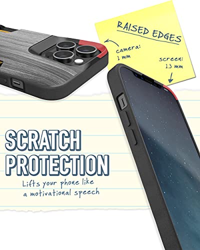 Image of Smartish iPhone 13 Pro Wallet Case - Wallet Slayer Vol. 1 [Slim + Protective] Credit Card Holder - Drop Tested Hidden Credit Card Slot Cover for Apple iPhone 13 Pro - Chef's Special