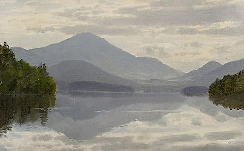 Peinture Poster Lake Placid de William Trost Richards pour Sublime Décoration Salon Chic 60x90cm