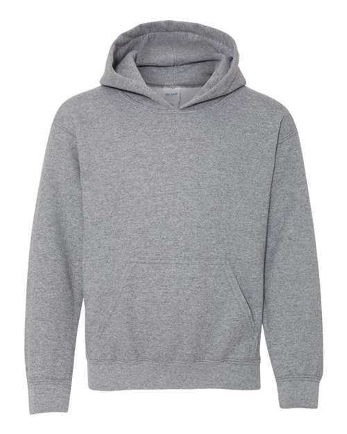 Gildan Youth Hooded Sweatshirt, Style G18500B Graphite