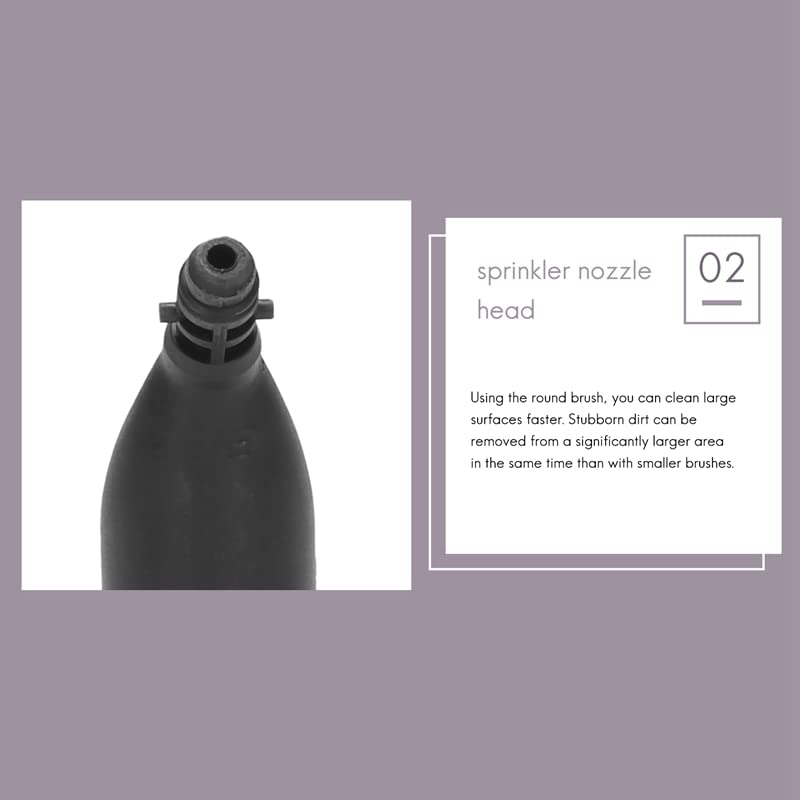 Lizusidtsy Steam Cleaner Nozzle Slit Brush Sprinkler Nozzle for SC1/SC2/SC3/SC4/SC5 Steam Cleaner Slit Nozzle Brush