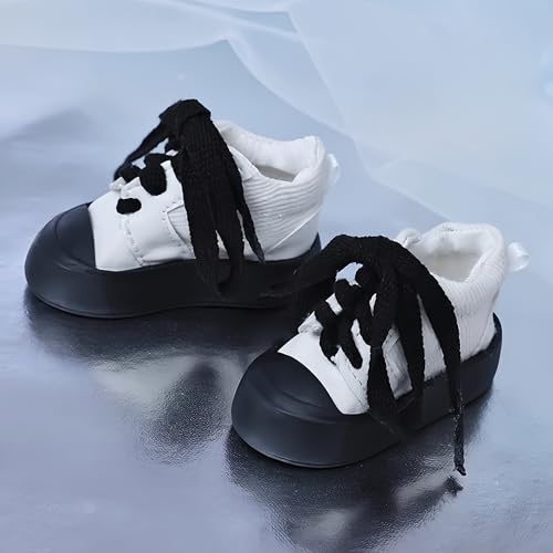 Chaussures pour poupée BJD 1/4 AMITD bleues et blanches - 4