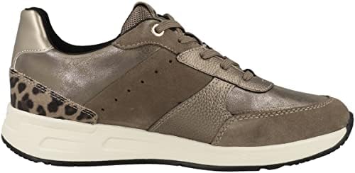 Geox Women's Sneakers, Dk Beige Lead, 10.5 | Image 2