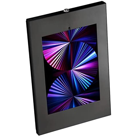 Allcam IPA2610EN Anti-theft Steel Security Enclosure Wall Mount Wallet compatible with 10.2" - 11" iPad/iPad Air in Black Cover
