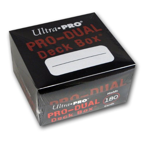 Ultra Pro Black PRO Dual Standard Deck Box