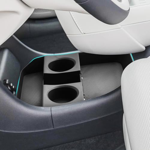 SHAOHAO for 2026 Hyundai Palisade Lower Organizer for 2026 Hyundai Palisade Accessories Under Console Organizer Tray 2026 Palisade LX3 Buttom Insert Stoage Box with Cup Holder (Only for 7-Seat)