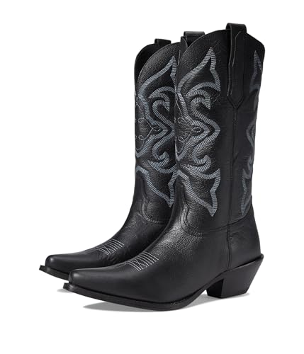 Image of Dingo Womens Out West Embroidered Snip Toe Casual Boots Mid Calf Mid Heel 2-3 inch