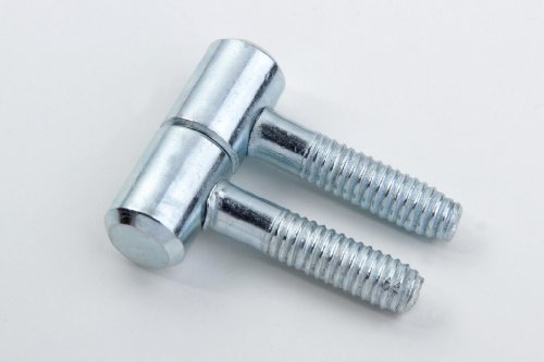 Preisvergleich Produktbild 2 Stück Einbohrbänder Einschraubbänder Türbänder Metall verzinkt 5mm