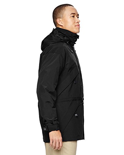 Ash City - North End Adult 3-in-1 Parka with Dobby Trim L BLACK2