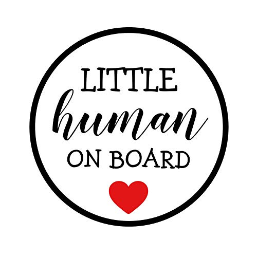 Nok Nok Little Human On Board Child Baby Decal Vinyl Sticker |Cars Trucks Vans Walls Laptop|Black |5.5 x 5.5 in| 1427