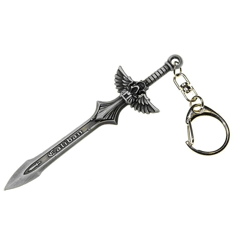 Image of Starforged Warhammer 40000 Thunderhammer & Thunderhead KeyChain Space Marines Astartes WH40 Jewelry