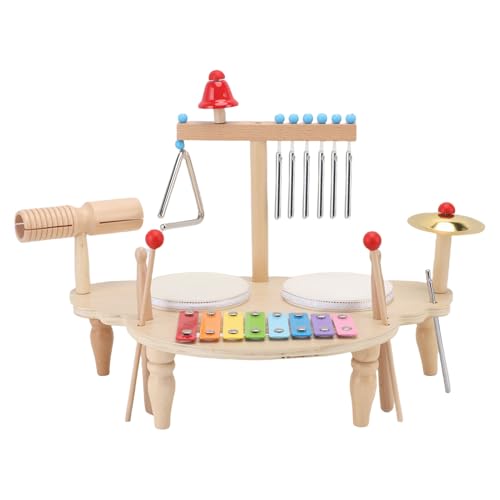 Juego de percusión de madera para bebés, el regalo perfecto para niños pequeños curioso