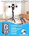 Vlogging Kit for iPhone/Android, 63” Auto Face Tracking Tripod for iPhone with Light, Wireless Microphones, Remote Control for TikTok, YouTube Starter Kit for Content Creator