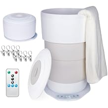 Foldable Towel Warmer for Bathroom - 23L Electric Luxury Heated Towel Dryer Bucket with 3 Level Temperature and Timer Control Calentador de Toallas