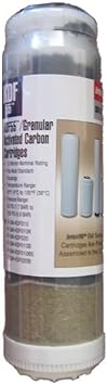 Compatible to Intelifil IF-SM-KDF010 9.75"x2.75" 15,000 Gal 1 lb KDF-55/GAC Carbon - Chlorine & Heavy Metal Reduction - Filter