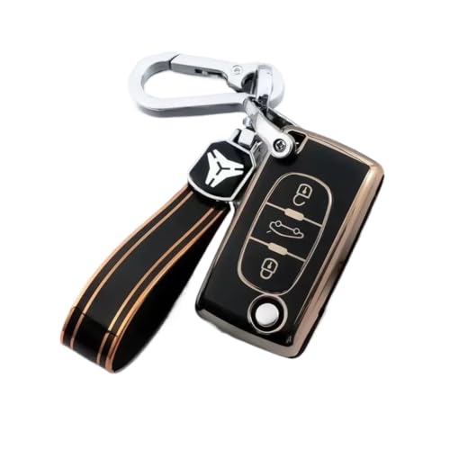 Funda llave para Peugeot 3008 207 para el día a día: protector de coche y cubierta fob 6