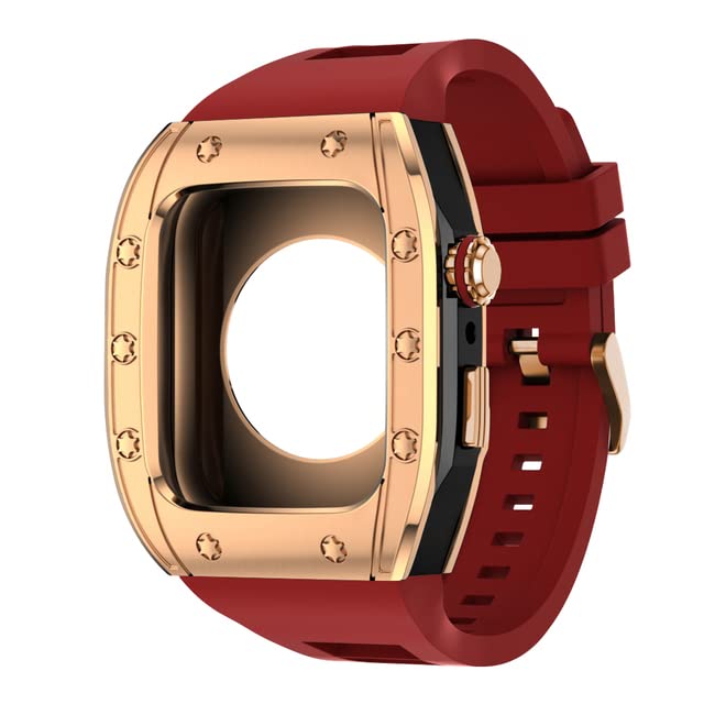 Bracelet de Lunette en Métal 44mm 45mm Boîtier Acier Inoxydable Série 8 7 SE