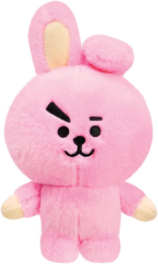 World- Aurora, 61458, BT21 Official Merchandise, Cooky Plush, 18 cm, Pink