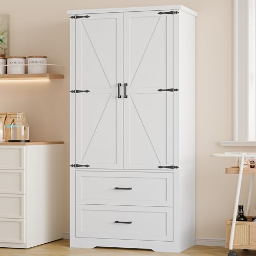 BORNOON Pantry Organizers and Storage Cabinet, 71” Barn