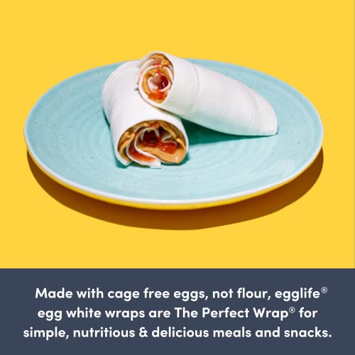 Egglife Foods, Egg White Wraps, 6 - 6 Packs, 2 Original, 1 Everything Bagel, 1 Southwest, 1 Italian, 1 Sweet Cinnamon - Gluten Free, Dairy Free, No Flour, Sugar Free, Keto Friendly, Paleo, Low Net Carb, Protein Packed #TOP5