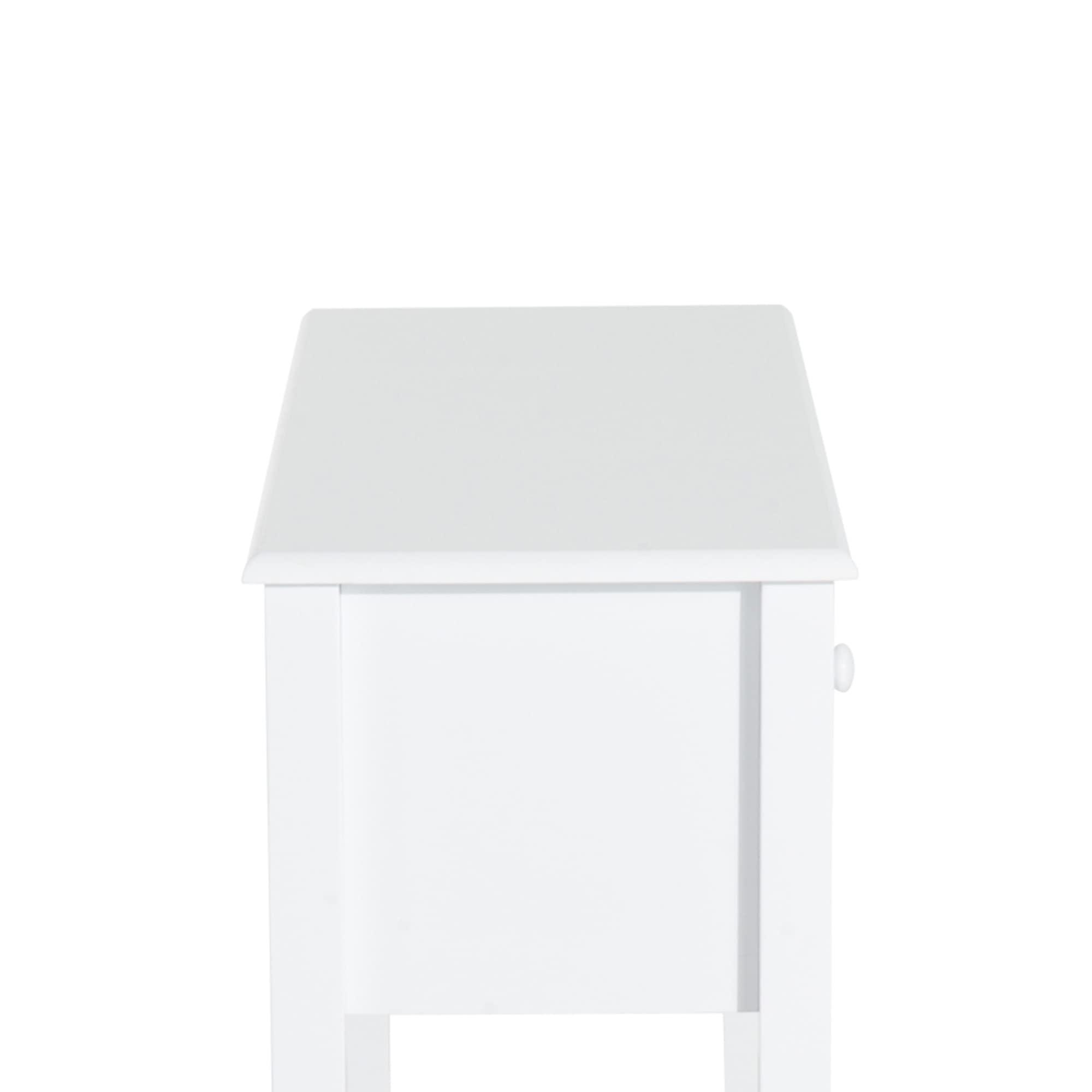 HOMCOM Tavolo Consolle Moderno con 3 Cassetti, Consolle da Ingresso in MDF, per Corridoio, Soggiorno, 100x32x85 cm, Bianco