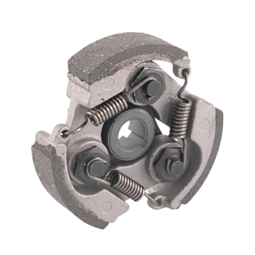 Embrayage de moto en alliage d'aluminium gris robuste haute résistance universel
