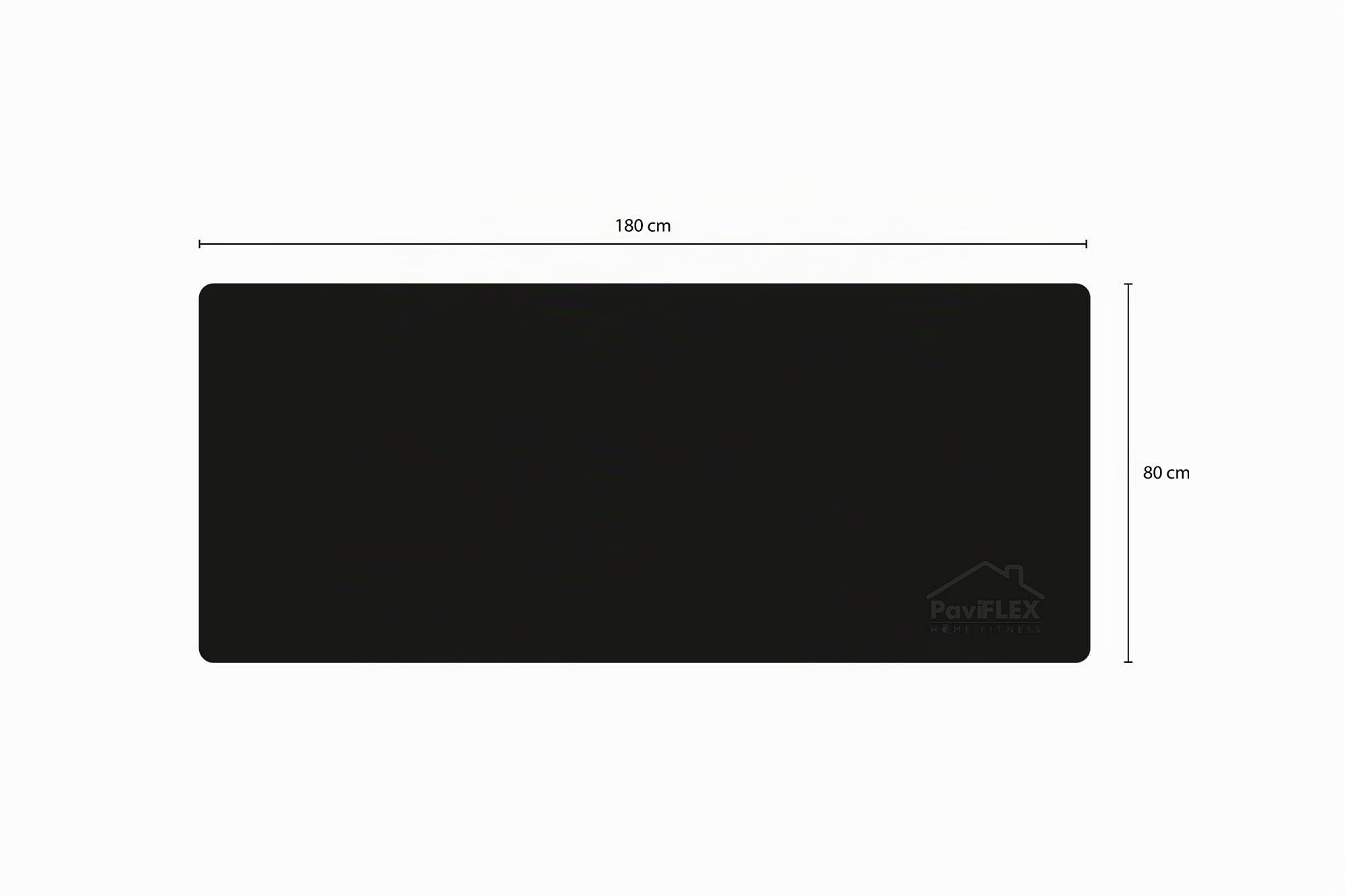 Home Fitness - Esterilla Ciclismo protección Suelo para Rodillos y Equipos Fitness en casa. Bicicleta estática, elíptica, Ciclo Indoor, Cintas de Correr. Medida: 180x80 cm