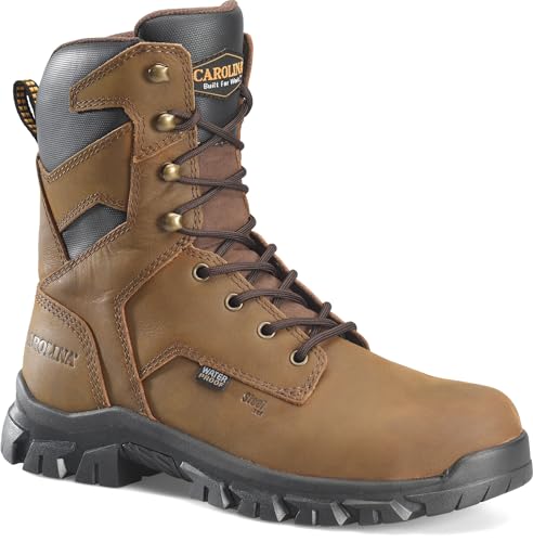 Carolina Men's 8” Waterproof Steel Toe Work Boot