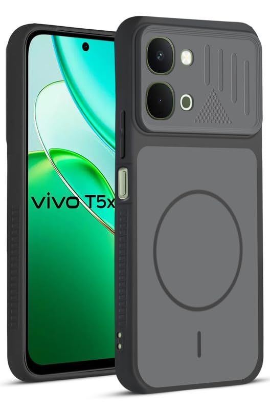 Mr. Case Back Cover for Vivo T5x 5G | Ring Design Protective Case with Camera Cut Protection | Anti Slip Grip | Shockproof Mobile Cover – Black Mr. Case Back Cover for Vivo T5x 5G | Ring Design Protective Case with Camera Cut Protection | Anti Slip Grip | Shockproof Mobile Cover – Black