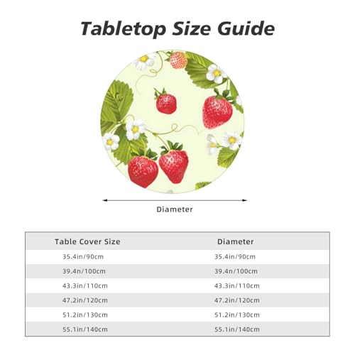 Mantel de picnic con fresas ideal para terraza y jardín 7