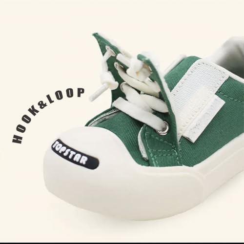 Kids Wide Toe Box Canvas Shoes Low Top Classic Canvas Sneakers Toddler Lace-up Fashion Casual Shoes for Boys and Girls4