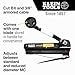 Klein Tools 53725 Armored and BX Cable Cutter, Cuts Up to 3/8 Inch Armored Cable-BX-AC-MC-MCAP-Greenfield, With Storage and Extra Blades