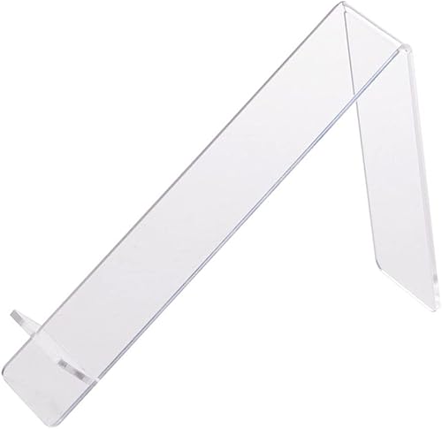 4 soportes de exhibición de zapatos de acrílico soporte desmontable para tienda tienda centro comercial, transparente