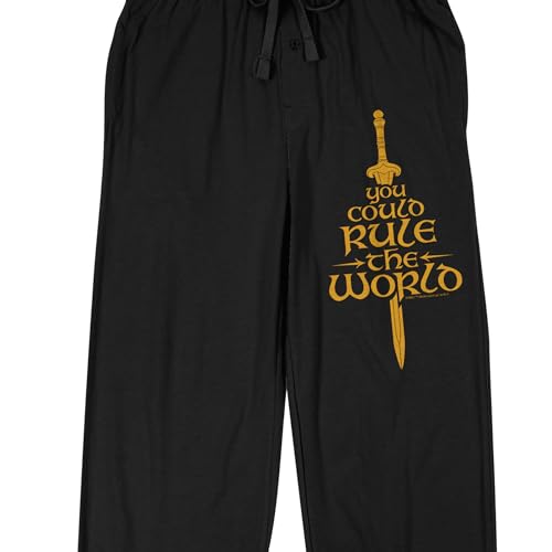 The War of Rohirrim You Could Rule The World Men's Black Sleep Pajama Pants2