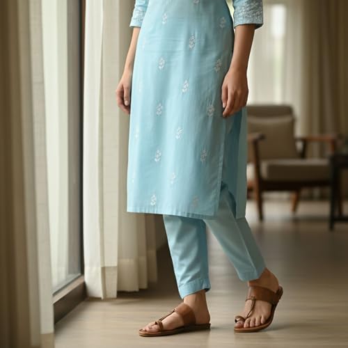 Image of IndieStide Heel Casual Flip Flops Slippers For Girls Women, Comfortable cushioned Chappals